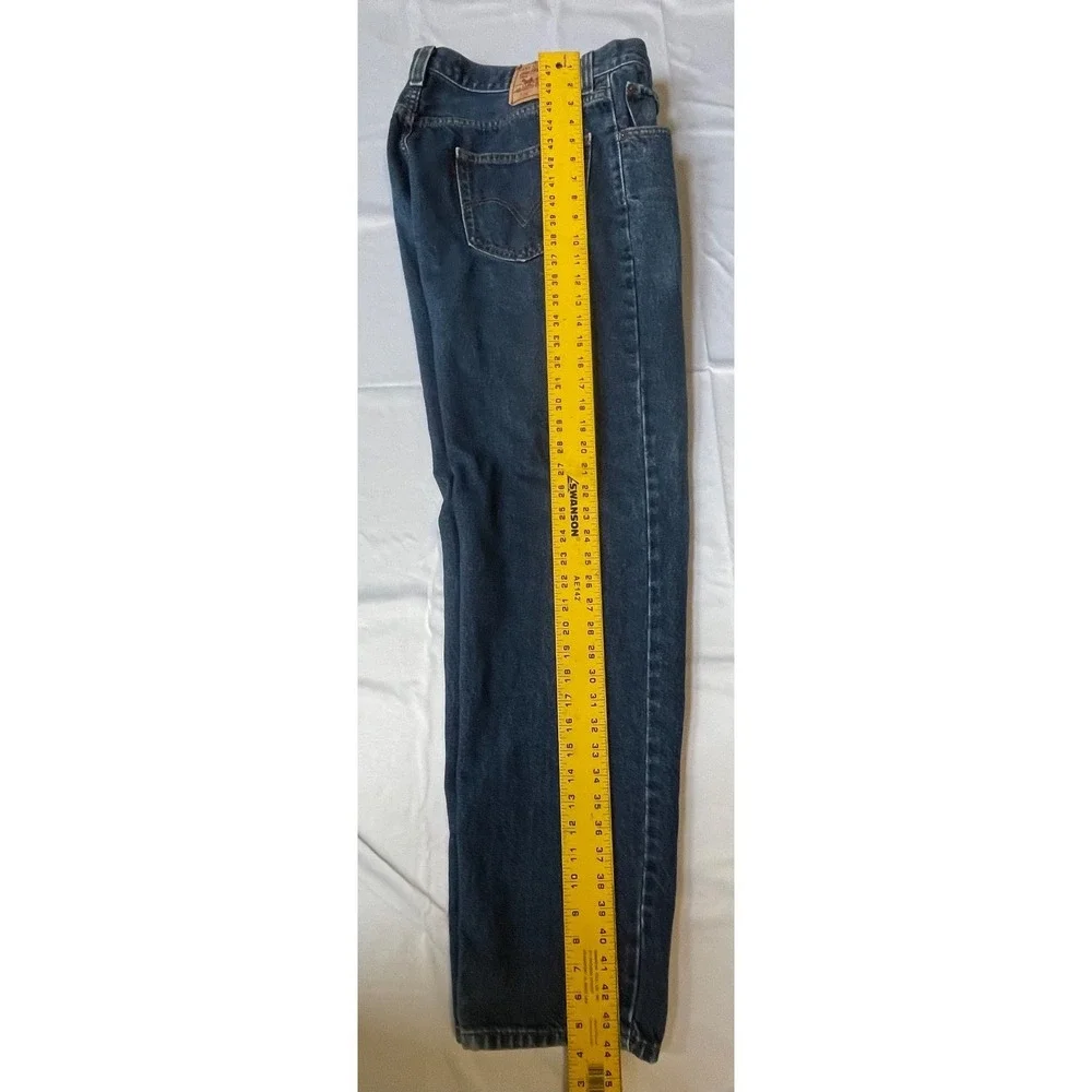 Levi's 550 Men's Jeans 36X34 Blue Medium Wash Relaxed Fit Cotton Casual 5 Pocket